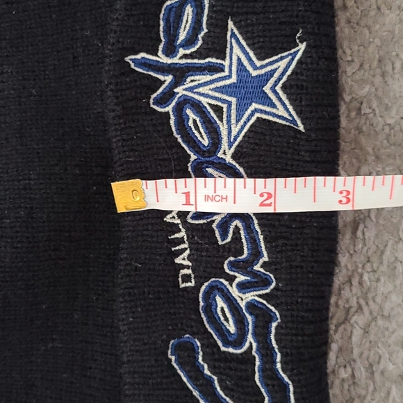 DALLAS COWBOYS VINTAGE 100% ACRYLIC BEANIE - Picture 8 of 8